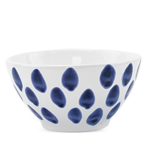 Vietri Santorini Dot Cereal Bowl In Blue