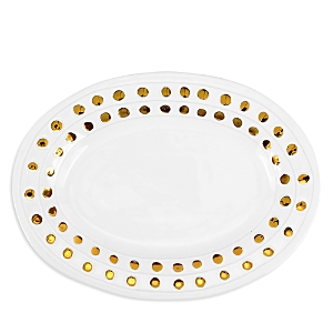Vietri Medici Gold Medium Oval Platter
