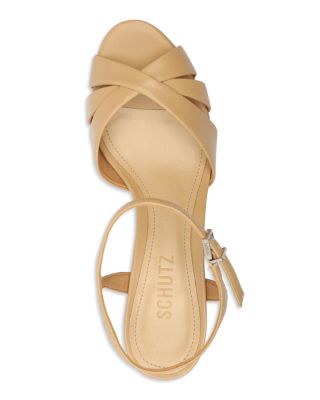 Women's Keefa Crossover High Heel Platform Sandals