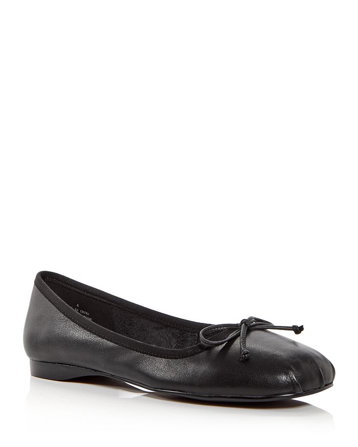 Jeffrey Campbell Women's Fathom Square Toe Ballet Flats
