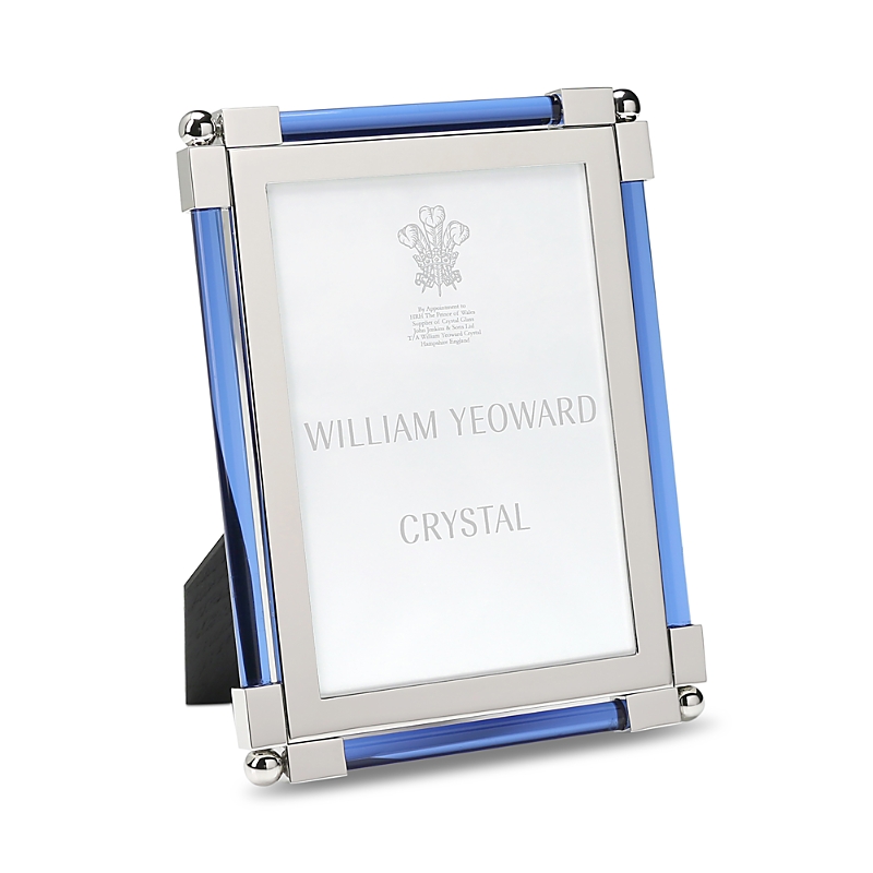 William Yeoward Crystal New Classic Blue Frame, 5 X 7 In Blue