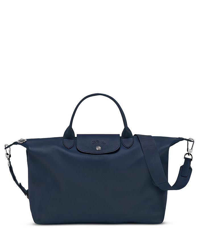 Longchamp - Le Pliage Xtra Medium Leather Top Handle Bag
