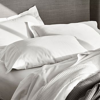 Boll & Branch - Percale Hemmed Pillowcase Set, Standard