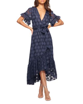 likely fraya ruffled halter dress