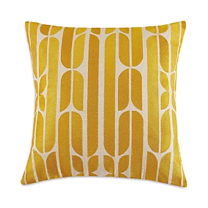 Trina Turk Palmdale Embroidered Pillow In Orange
