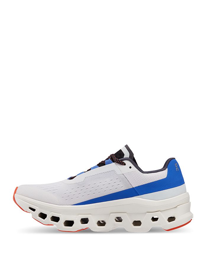 Shop On Women's Cloudmster Lace Up Running Sneakers In Frost/cobalt
