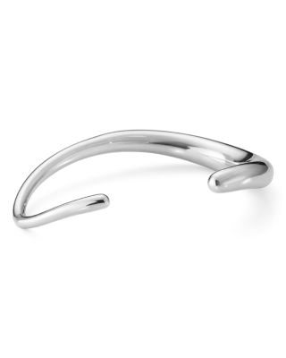 Sterling Silver Offspring Polished Cuff Bangle Bracelet