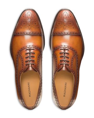 Men's Hipolito Lace Up Medallion Cap Toe Dress Shoes - Exclusive