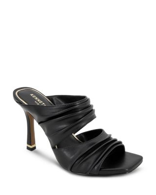 Kenneth Cole - Women's Heidi Slip On Ruched High Heel Sandals
