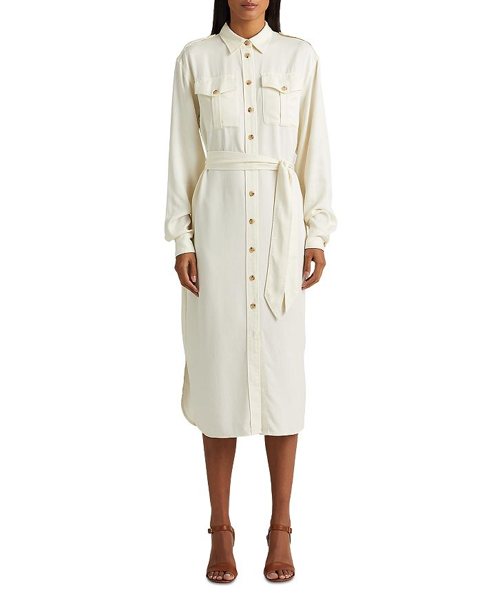 Ralph Lauren Button Front Dress | Bloomingdale's