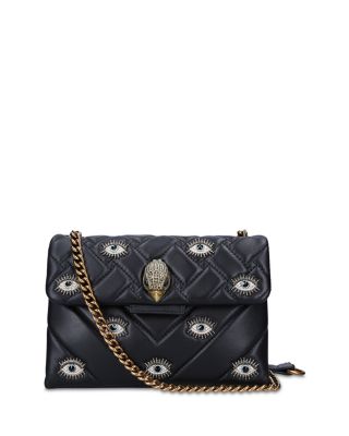 Kurt Geiger London Kensington Eye Medium Embossed Leather Crossbody