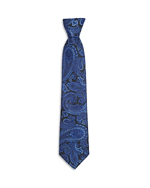 The Men's Store At Bloomingdale's Oversize Paisley Silk Classic Tie - 100% Exclusive In Green
