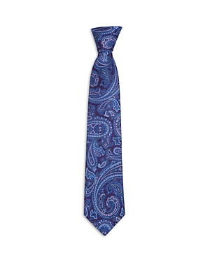 The Men's Store At Bloomingdale's Oversize Paisley Silk Classic Tie - 100% Exclusive In Purple