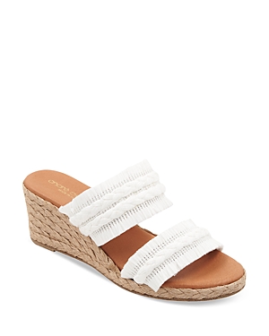 Andre Assous Nori Wedge Sandal In White