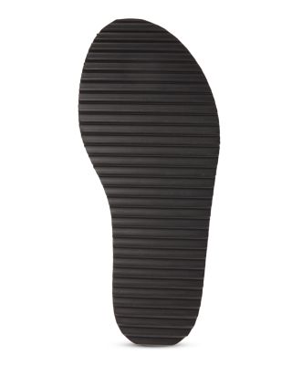 Moschino Women's Logo Crossover Platform Sandals