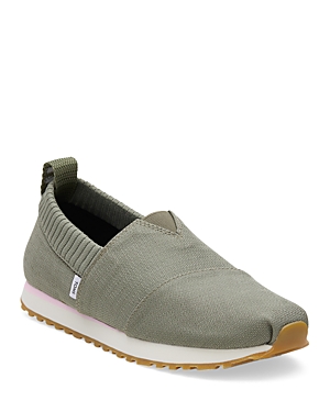 TOMS WOMEN'S ALPARGATA RESIDENT PINK SLIP ON SNEAKERS