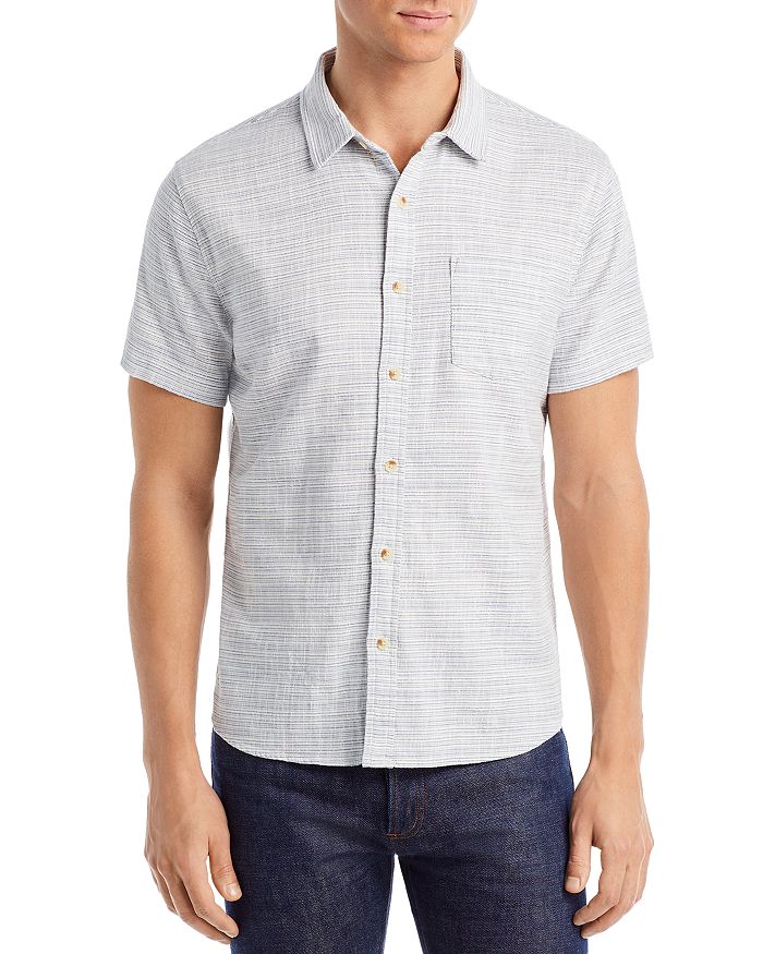 Marine Layer Selvage Striped Shirt | Bloomingdale's