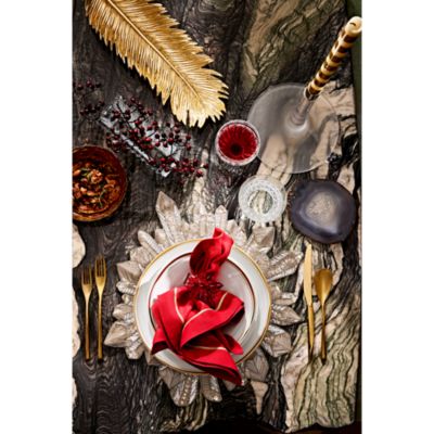 Sago Palm Gold Bread Plate