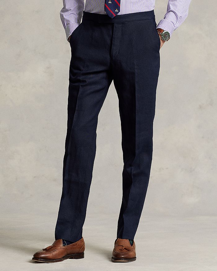 Polo Ralph Lauren Tailored Fit Linen Trousers | Bloomingdale's