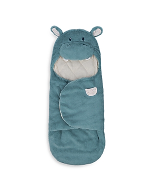 Gund Baby Gund Oh So Snuggly Hippo Plush Hooded Baby Blanket Wrap for Newborns, 26