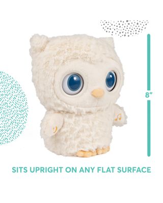 Baby Sleepy Eyes Owl Bedtime Soother Plush Night Light & Sound Machine, 8" - Ages 0+