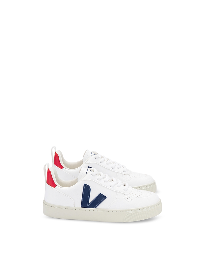 Veja Unisex V-10 Lace-up Sneakers - Big Kid In Cobalt