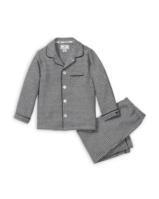 Petite Plume - Unisex West End Houndstooth Pajama Set - Baby, Little Kid, Big Kid