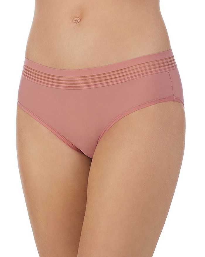 Hi-cut Second Skin Satin Panty Wide Rio Waistband Red 