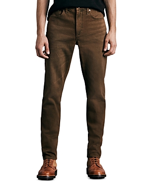 Rag & Bone Fit 2 Logo-embroidered Cotton-blend Chino Trousers In Akron