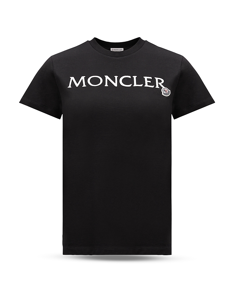 Moncler Cotton T-shirt In Black
