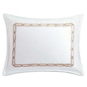 Hudson Park Collection Italian Tivoli Embroidered Standard Sham - Exclusive In Champagne