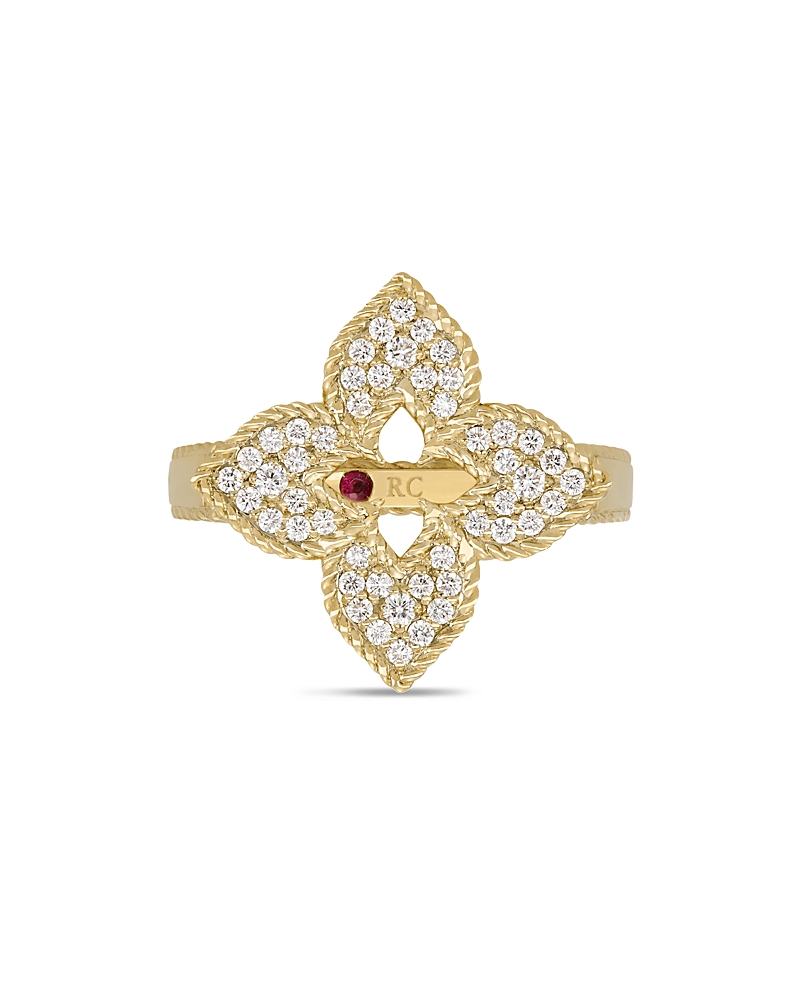 Roberto Coin 18K Yellow Gold Diamond Venetian Princess Ring
