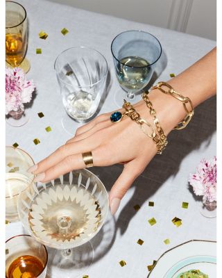 18K Yellow Gold Jaipur Link Polished Oval Link Bracelet