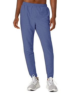 Beyond Yoga Slim Fit Take It Easy Pants In Faded Denim Heather