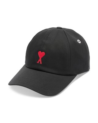 Ami Alexandre Mattiussi Ami Paris Cap Red Adc Embroidery Accessories In Blue