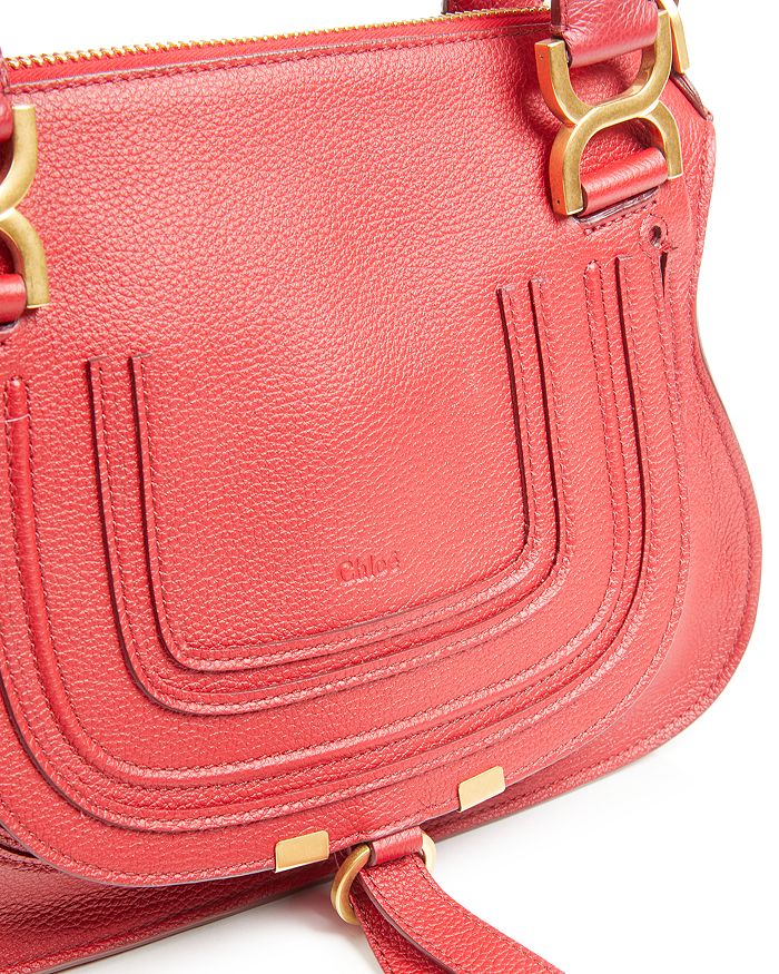Chloé Mini Marcie pink leather bag
