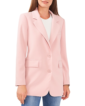 Vince Camuto Notch Collar Two Button Blazer In Dusty Blush