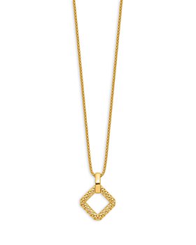 Bloomingdale's - Geometric Mesh Pendant Necklace in 14K Yellow Gold, 18" - 100% Exclusive