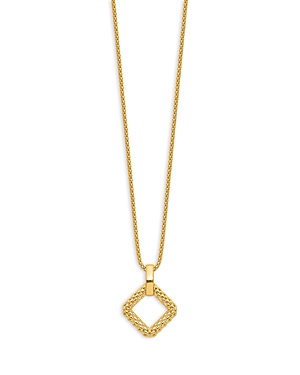 Bloomingdale's Geometric Mesh Pendant Necklace in 14K Yellow Gold, 18 - 100% Exclusive