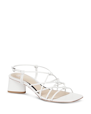 PAIGE WOMEN'S GIANNA SQUARE TOE STRAPPY BLOCK HEEL SANDALS