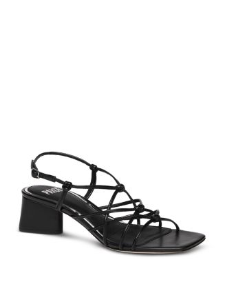 PAIGE Women's Gianna Square Toe Strappy Block Heel Sandals