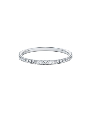 De Beers Forevermark Bridal French Pave Diamond Wedding Band in Platinum, 0.72 ct.t.w.