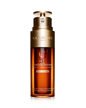 Shop Clarins Double Serum Light Texture Firming & Smoothing Anti-aging Concentrate 1.6 Oz.