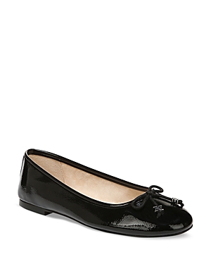 SAM EDELMAN WOMEN'S FELICIA LUXE EMBLEM BOW BALLET FLATS