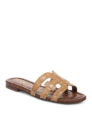 Shop Sam Edelman Women's Bay Slide Sandals In Buff Tan