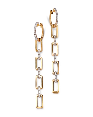 Bloomingdale's Diamond Link Drop Earrings in 14K Yellow Gold, 0.66 ct. t.w. - 100% Exclusive