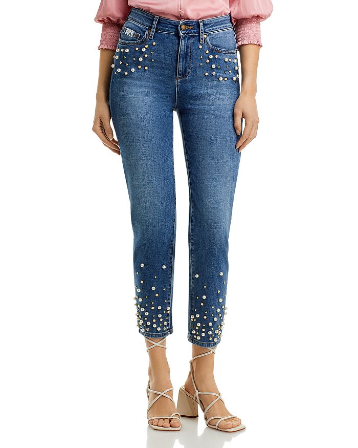Women's Light Blue Skinny Jeans: Ankle, Crop & More - Bloomingdale's