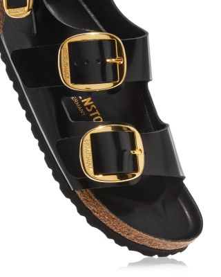 Women&#39;s Milano High Shine Big Buckle Sandals
