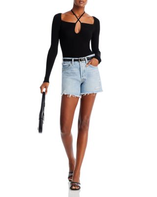 Parker Long Jean Shorts in Swapmeet