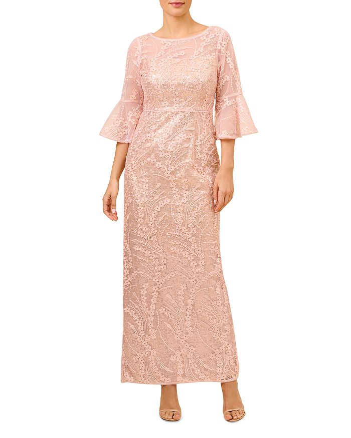 Monogram Sparkle Long-Sleeved Dress - Women - Ready-to-Wear